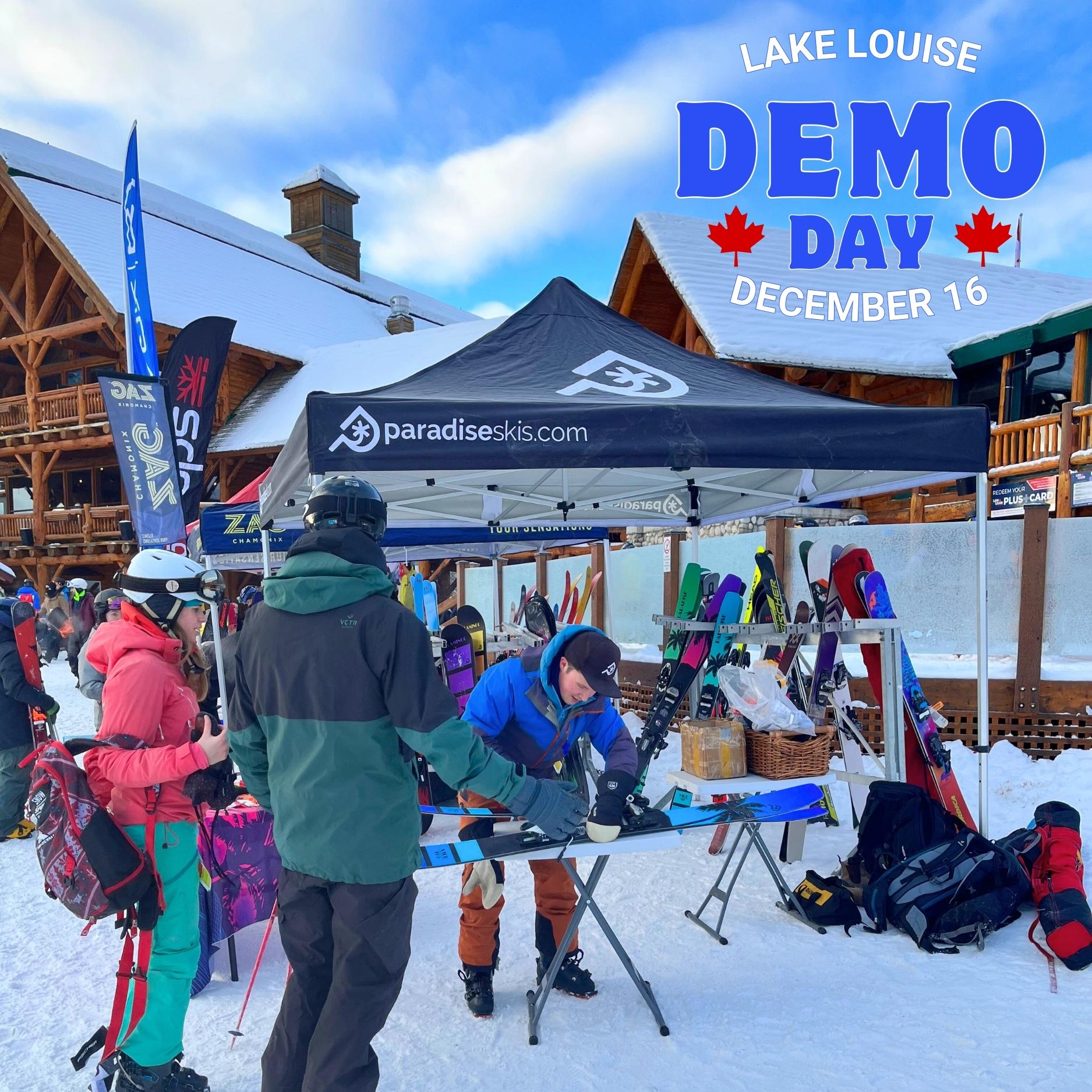 Paradise Skis Demo Day at Lake Louise