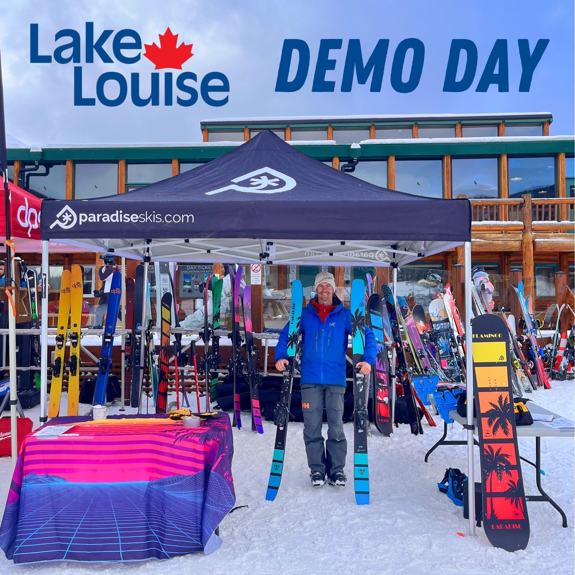 Paradise skis offering free public demos at Lake Louise ski resort