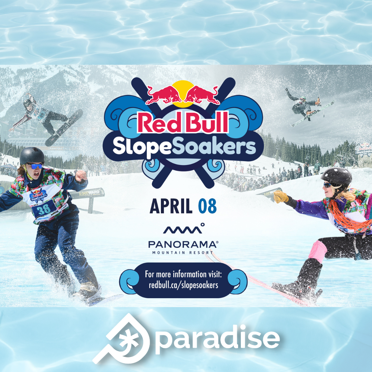 Red Bull Slopesoakers - hosted by Panorama Mountain Resort and sponsored by Paradise Skis 