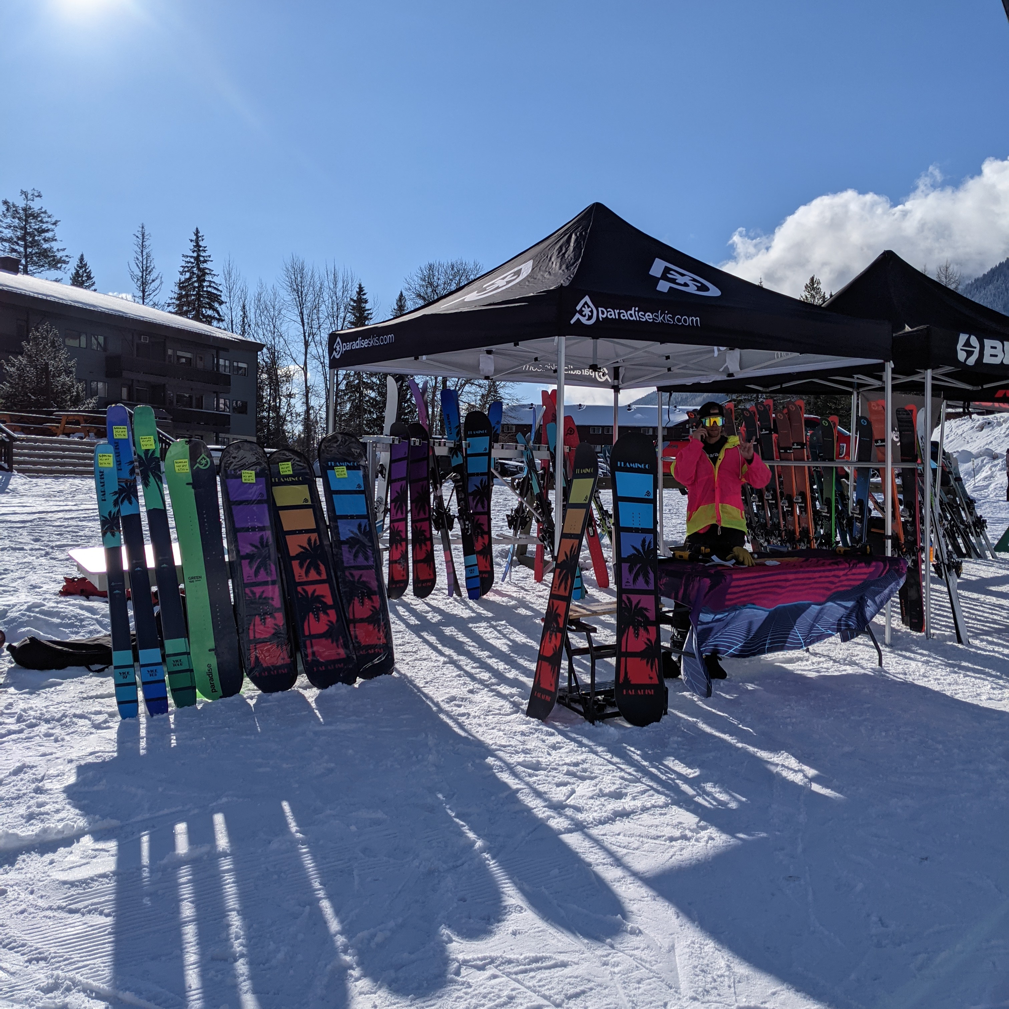 Paradise Skis Fernie Alpine Resort Demo Days with All In Skier Services 