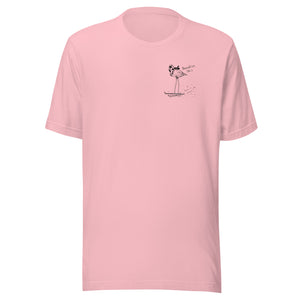 Paradise Flamingo t-shirt - Pink