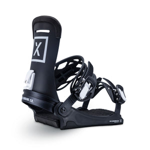 Fix Binding Company - Magnum Bindings - men's freeride snowboard bindings - ICON Color, now sold by Paradise Skis for our all-mountain, freeride, unisex snowboard - The Flamingo