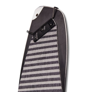Black Diamond GLIDELITE MOHAIR SPLITBOARD MIX CLIMBING SKINS 140mm - pre-secured tail and tip clip clips.