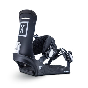 Fix Binding Company - Truce Bindings - men's all-mountain snowboard bindings - ICON Color, now sold by Paradise Skis for our all-mountain, freeride, unisex snowboard - The Flamingo - Best budget bindings - buy Fix bindings on www.paradiseskis.com
