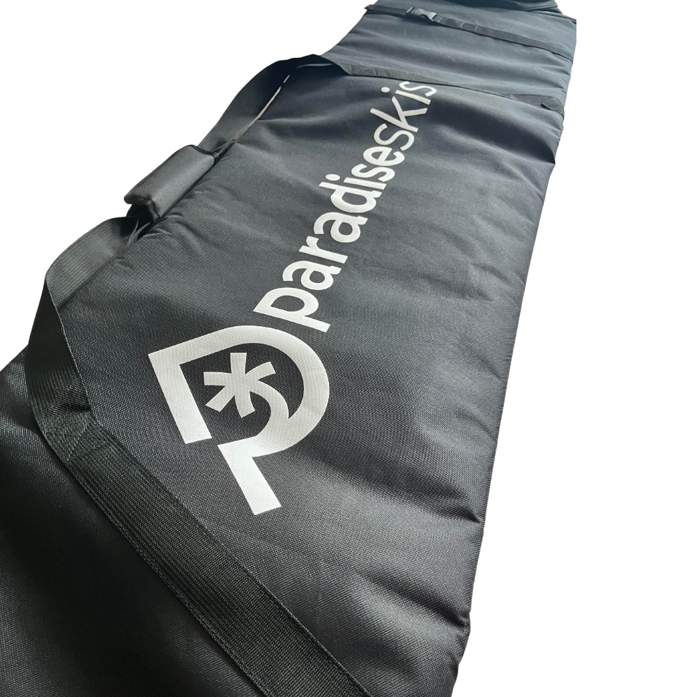 Paradise Skis ski bag logo