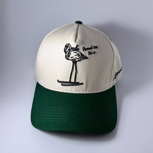Paradise Skis Flamingo snapback hat 