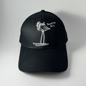 Flamingo logo on strapback hat